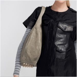 ALEXANDER WANG LEATHER MORGAN HOBO w Dust Bag
